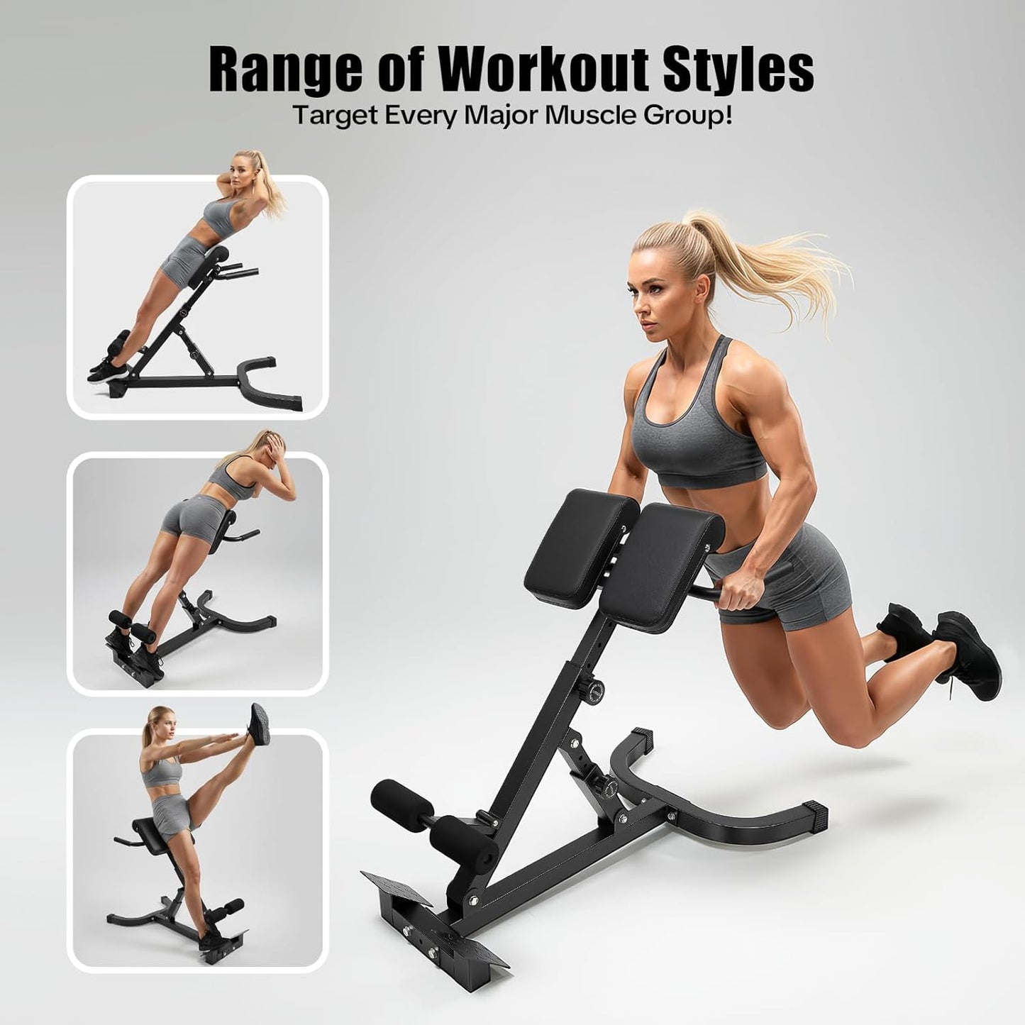 Multi-Functional Abdominal & Hyperextension Equipment – Full Body Workout Machine for Core & Back Strength 💪 | Home Gym Essentials for Fitness Enthusiasts 🔥