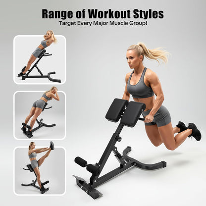 Multi-Functional Abdominal & Hyperextension Equipment – Full Body Workout Machine for Core & Back Strength 💪 | Home Gym Essentials for Fitness Enthusiasts 🔥