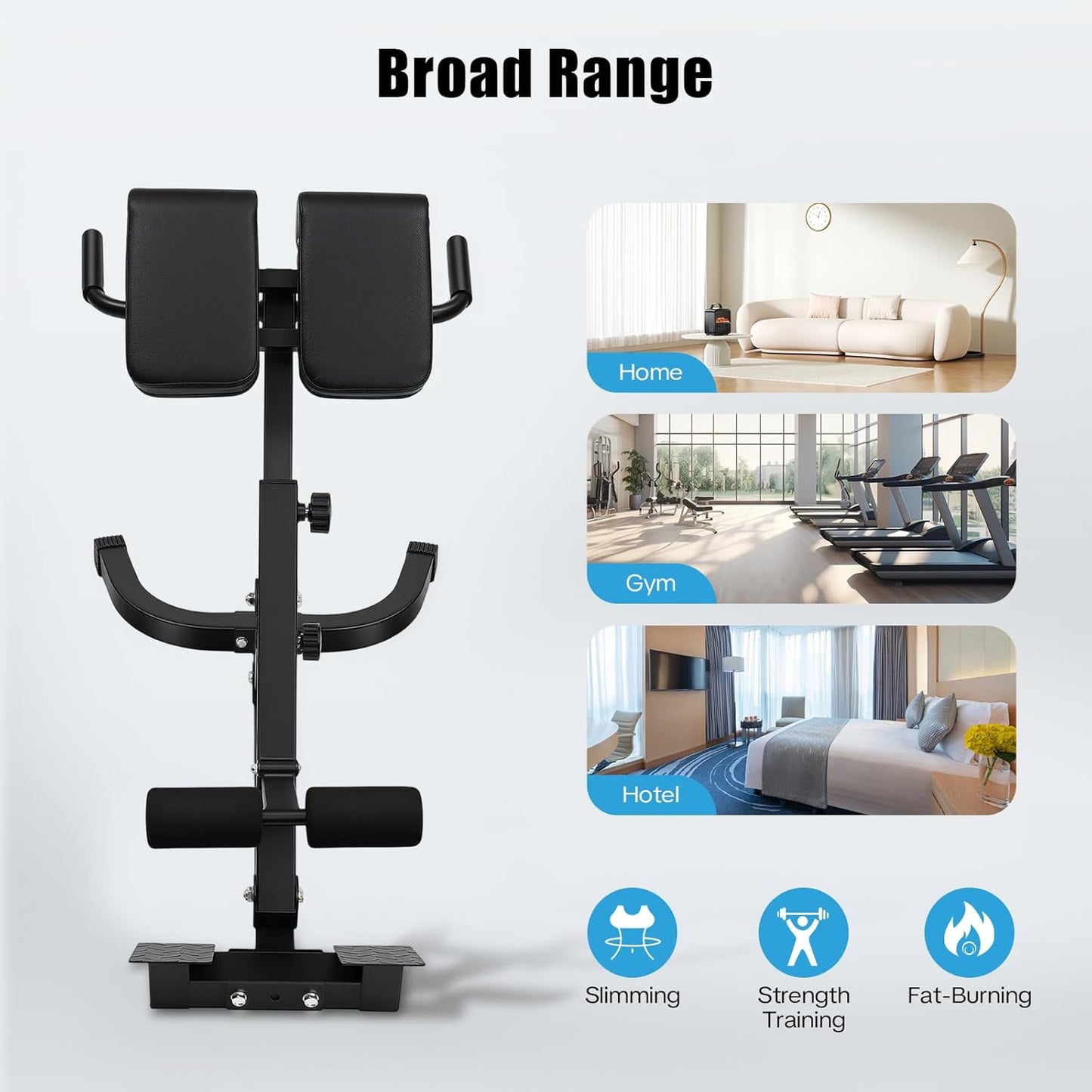 Multi-Functional Abdominal & Hyperextension Equipment – Full Body Workout Machine for Core & Back Strength 💪 | Home Gym Essentials for Fitness Enthusiasts 🔥