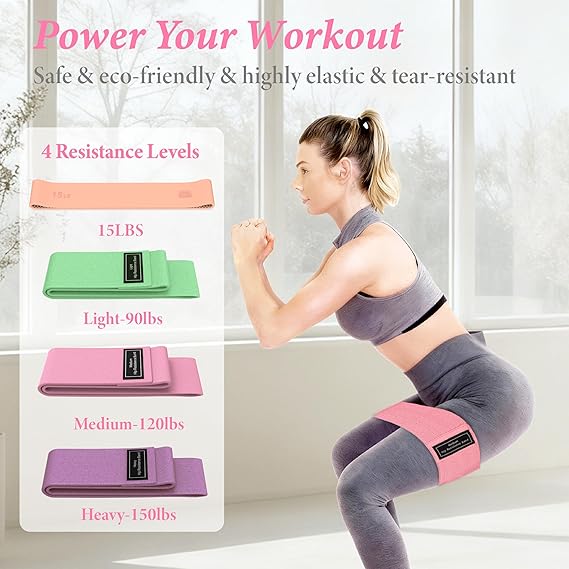 💪 Pilates Resistance Bands Set for Full-Body Workouts | Strengthen, Tone & Stretch Your Muscles ✨